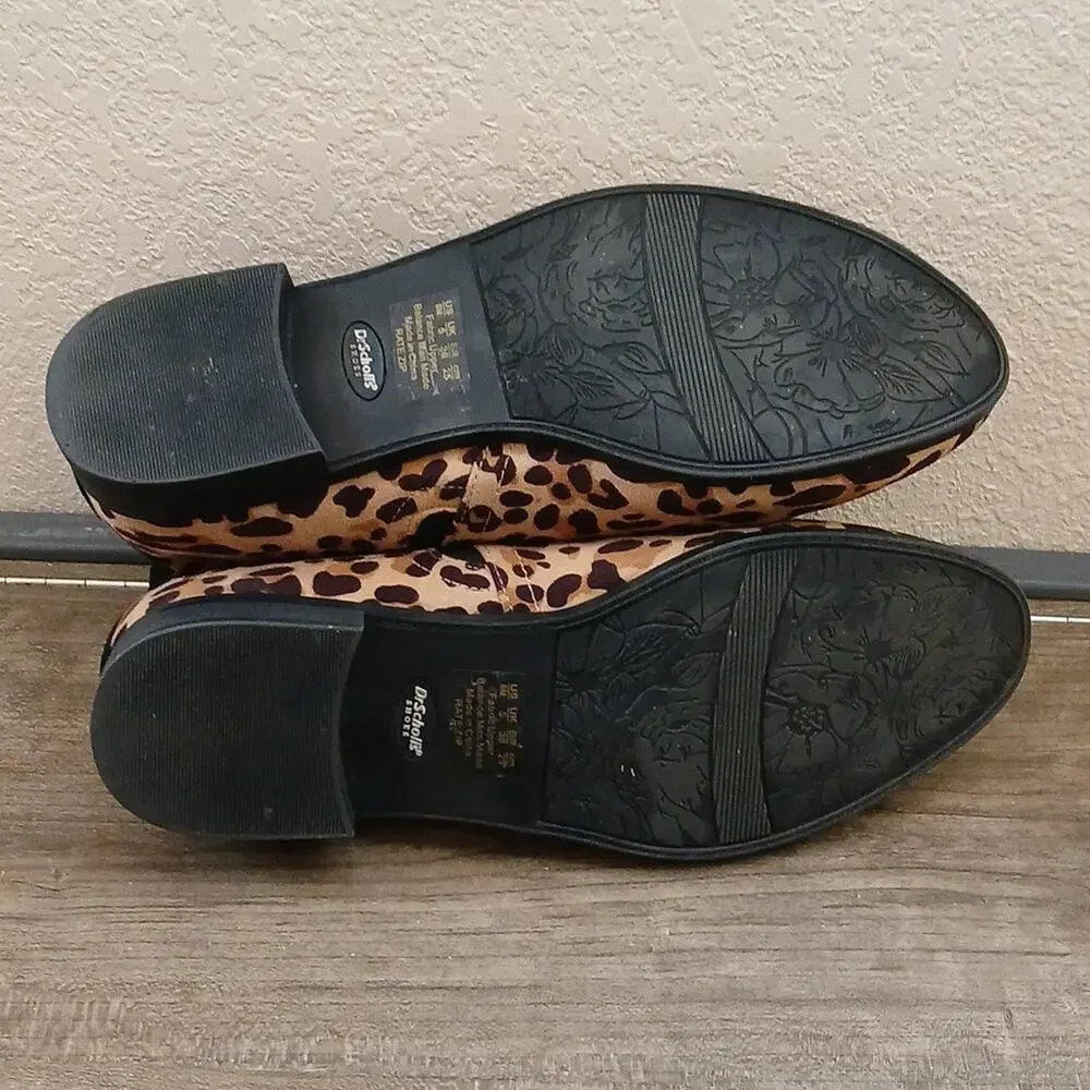 Dr. Scholl's Leopard Print Side Zip Booties Size 8